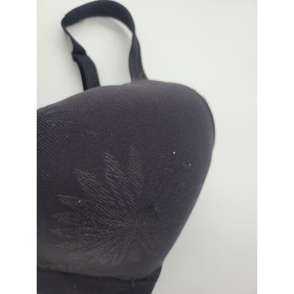 Bali Comfort Revolution Black Adjustable Strap Wire Free Bra Size 36DD - Picture 6 of 8